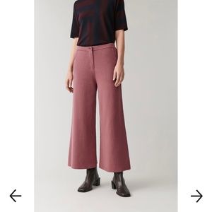 【BNWT】COS knit knitwear wide-leg high-waist pants